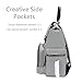 HaloVa Diaper Bag, Women's Backpack, Fashion Maternity Mom Back Pack, Waterproof Travel Backpack, Large Capacity Baby Nappy Bag, Black