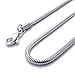 jonline24h Silver Stainless Steel Mens Necklace Snake Chain 20-28 inch, 3mm(20)