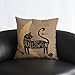 Nunubee Home Sofa Decor Cushion Cover Witch Cat Pumpkin Pillowcase Halloween 22