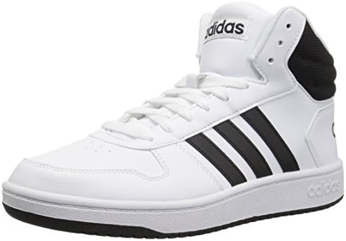 adidas black and white high top sneakers