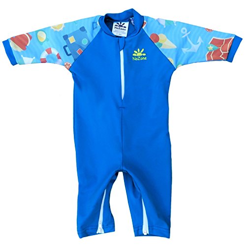 Nozone Fiji Sun Protective Baby Swimsuit Fun Prints in Marine/Arthur, 6-12 Months - Thumbnail 7