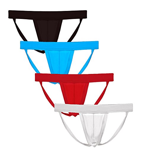 Summer Code Men's Athletic Supporter Performance Jockstrap Elastic Waistband Underwear