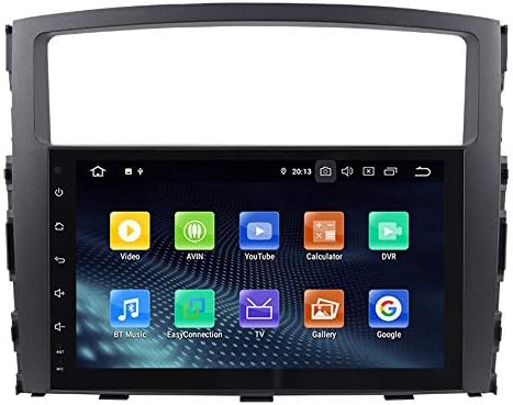 Wisess 9 inch Car Stereo Radio Player Android 8.0 Car GPS Navigation Built in Quad-core 2G RAM + 16G ROM for Mitsubishi Pajero,Black