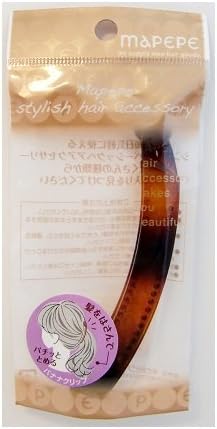 Amazon マペペ バナナクリップ1p 1 ベッコウ マペペ ヘアクリップ バレッタ 通販