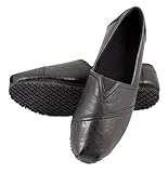 OwnShoe Womens Slip Resistant Shoes Fashion Casual Work for Waitress (8.5, Black)