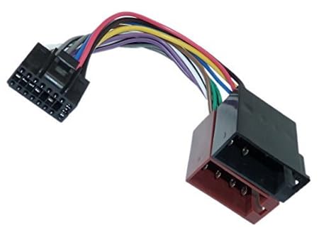 adaptador universo ® din iso conector de cable del adaptador de radio