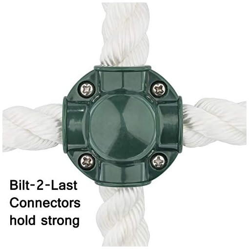 Safe-Kidz Cargo Climbing Net, 100% Polyester Rope Ladder, 96" L x 30" W + Drill Bit & Instructions - Image 6