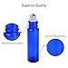 PrettyCare Essential Oil Roller Bottles 10ml (Blue Glass, 12pack, 2 Extra Roller Balls，24 Pieces Labels, Opener, 2 Funnels Roller Balls For Essential Oils