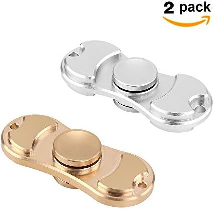 2-Pack Hight Speed Fidget Spinner Toys with Stainless Steel Bearing Perfect For ADD, ADHD, Anxiety, and Autism Adult Children