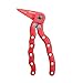 KastKing Falcon Aluminum Fishing Pliers – Angled Head Braid Cutter - Hook Remover - Line Cutter – Snap Ring Plier with Spring Loaded Super Sharp Tungsten Carbide Cutters (Red)