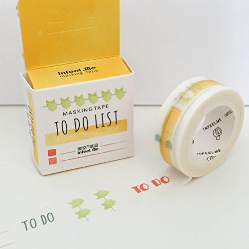 Infeel Me Washi Tape Roll - To Do List - 15mm x 7m - Bullet Journal Planner