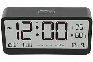 Student Alarm Clock LED Large Screen Minimalist Intelligent Date Display Table Clock Multi-Functional Electronic Digital Alar