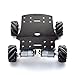 4WD 60mm Mecanum Wheel Robot Car Platform Kit with DC 12V Speed Encoder Motor for Arduino Raspberry Pi DIY Project STEM Toy (Black)thumb 2