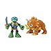 Teenage Mutant Ninja Turtles Pre-Cool Half Shell Heroes Dino Leonardo and Triceratops Figures