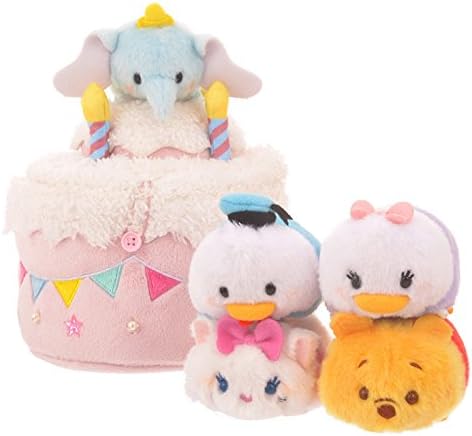 Amazon ツムツム ぬいぐるみ ディズニーキャラクター 4周年記念 ケーキハウスセット Tsum Tsum ぬいぐるみ おもちゃ