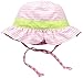 i play. by green sprouts Baby & Toddler Bucket Sun Protection Hat | All-day UPF 50+ sun protection for head, neck, & eyes,Hot Pink Daisy,2T/4T