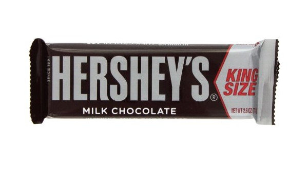 Amazon Com Hershey S King Size Milk Chocolate Bar 2 6 Ounce 18 Count 2 Pack Grocery Gourmet Food