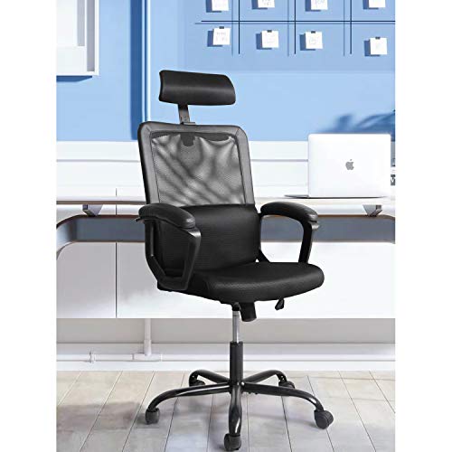 Smugdesk Mesh Office Chair, High Back Ergonomic Desk Task Chair Padding