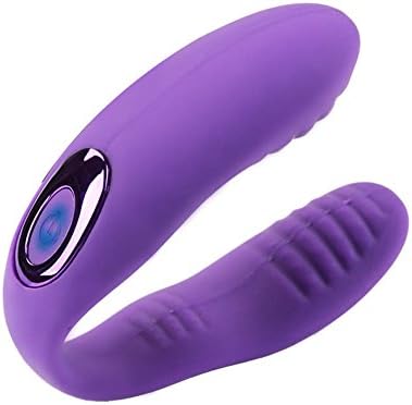 Electric Massage for Ladies - Cordless Silicon Waterproof Body Massager with 10 Vibration Patterns for Stress Relief and Great Experience - Purple