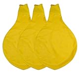 36 Inch Latex Balloon Yellow (Premium Helium Quality) Pkg/3