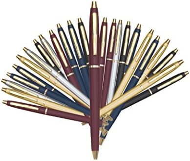 FARRYS WHOLESALE BULK PENS "EXECUTIVE COLLECTION'' TWIST ACTION BALLPOINT PENS "THE BOSS" (GOLD ACCENTS)100 PACK (9160)