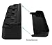 Car Coin Holder, Carfond Classic Black Premium Plastic Car Coin Organizer Case Double Sided Slots for U.S. Quarters, Dimes, Nickels, Pennies, Euros, 2018 Coin Container for Car