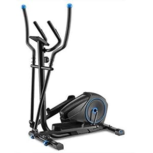 YAYY Eliptical Trainer Elliptical Trainer With LCD Monitor Home Office Fitness Workout Machine Elliptical Machine Trainer Cross Trainers (Color : Black Size : 50x92x152cm)(Upgrade)