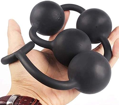 BaiNE DiDi OSJETLJIV Anales Plug Beads Kit Silicone Comfortable Small Training Expander Black Insert Toys Stick for Woman Man A190118 BaiNE DiDi