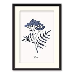 Black Paper Framed Canvas Wall Art for Living Room, Bedroom Simple Beautiful Leaves Canvas Prints for Home Decoration Ready to Hanging - 23x31 inches