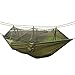Camping Hammock, Rusee Mosquito Net Outdoor Hammock Travel Bed Lightweight Parachute Fabric Double Hammock For Indoor, Camping, Hiking, Backpacking, Backyard