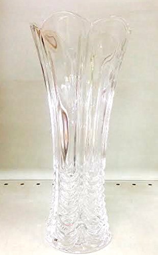 Cok 158-V2020D GB1K12 Pita Flower Vase, 20 cm, Glass, White