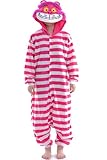 DAYAN Pajamas Anime Costume Adult Animal Onesie Cheshire Cat Cosplay Size XL