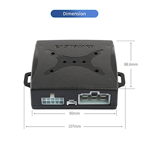EASYGUARD EC003 Smart Key PKE Passive Keyless Entry Car Alarm System