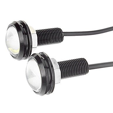 Life Favor 3W 210LM 6000K Cool White Light LED Bulb for Car (DC 12V,2pcs)