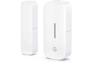 GoveeLife Door Window Sensor, Group Control Unlimited Devices, Wireless Mini Contact Sensor for Smart Home Automation, Battery Powered, Supports Most Smart Products White