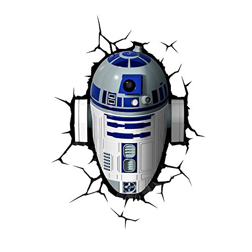 3D Light FX Star Wars R2-D2 3D Deco LED Wall Light