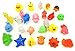 XKX Mini Rubber Baby Bath Toy(26-Pack)