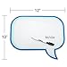 Signs Authority Dry Erase Board - Decorative Prop with Magnetic Back for Fridge - Realistic Speech Bubble Design - Reusable, Durable, Portable, Double Sided