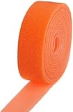 VELCRO 1834-OW-PB/B Orange Nylon Velcro Onewrap Strap, Hook and Loop, 1