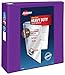 Avery Heavy-Duty View 3 Ring Binder, 4 Inch One Touch EZD Rings, 4.5 Inch Spine, 1 Purple Binder (79813)