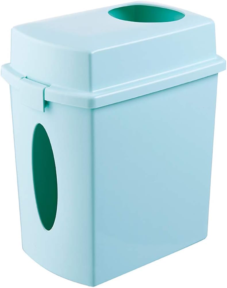 QAZWSXE Waste Bins for Bedroom,Mini Trash Can,Waste Bin Two