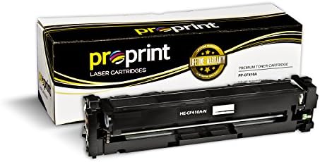 ProPrint (TM) Compatible HP 410X CF410X High Yield Black Toner Cartridge for Color LaserJet Pro M452dn M452nw M452dw MFP M477fdn M477fdw M477fnw