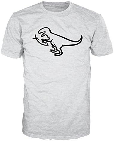 T-Rex Eats Jesus Fish Funny Atheism T-Shirt