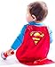 Warner Bros. Batman & Superman Baby Boys' Costume Coveralls with Cape