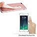 iPhone 7 Plus Case, iPhone 8 Plus Case, JAHOLAN Beautiful Clear TPU Soft Case Rubber Silicone Skin Cover for Apple iPhone 7 Plus/iPhone 8 Plus - White Cute Butterfly Girl