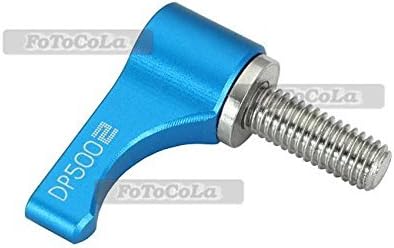 Fotga M5 thread aluminum wingnut thumb knob screw L shape f 15mm rail rod clamp