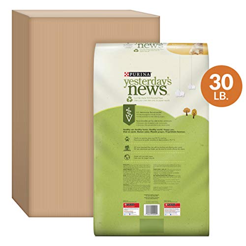 Purina Yesterday's News Non Clumping Paper Cat Litter, Unscented Low