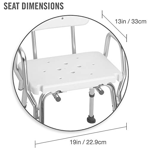 DMI Shower Chair Bath Seat for Tub or Shower Bench for Inside Shower