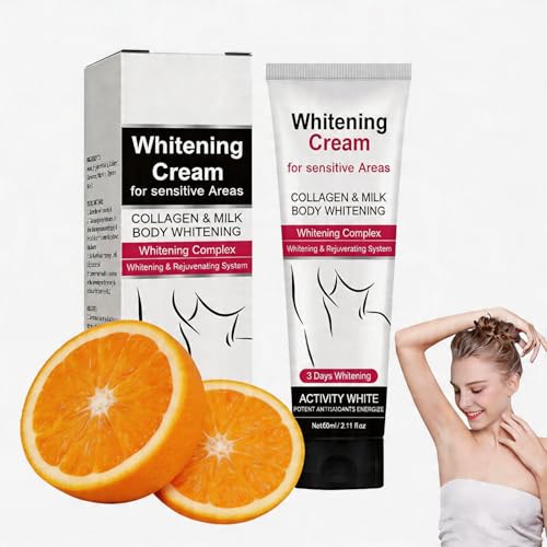 Niacinamide Body Lightening Cream, Underarm and Intimate Lightening Cream, Intimate Whitening Cream for Armpits, Knees, Inner Thigh and Sensitive Areas, Moisturizing and Uniforming Action