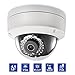 Outdoor 4MP POE Dome IP Security Camera Onvif- IP66 Weatherproof-2K HD(2688×1520) 2.8mm Lens- IR Night Vision Motion Detection with SD Card Slot